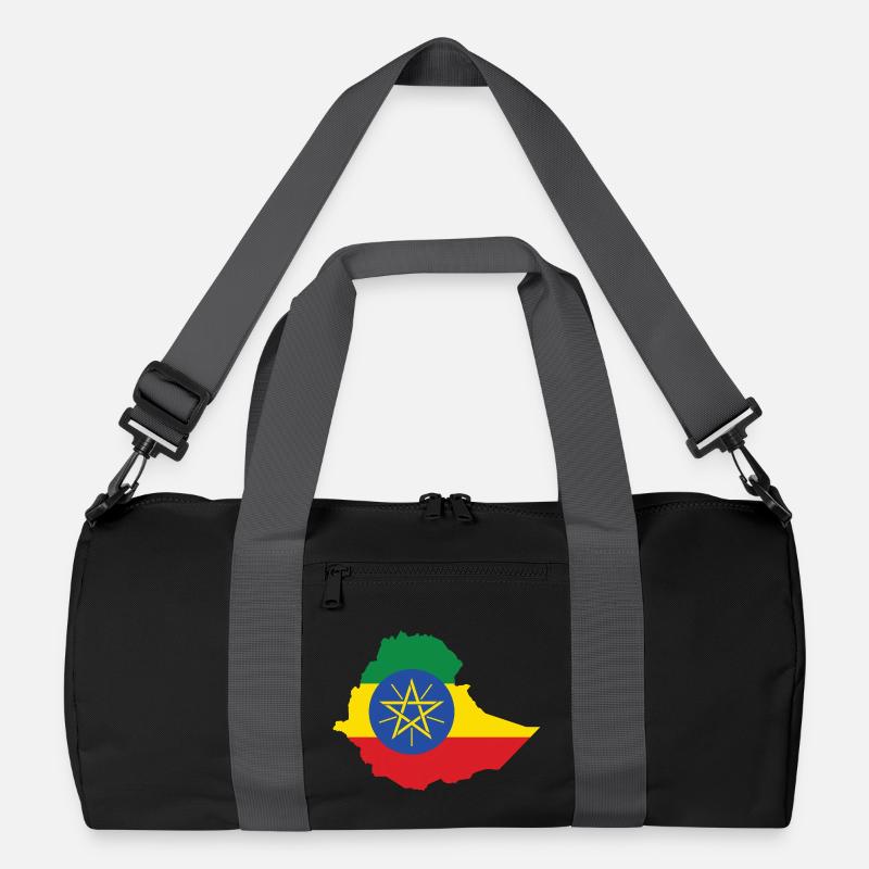 Éthiopie, Power, Rasta, Reggae, Rastafari Roots Sac de sport recyclé