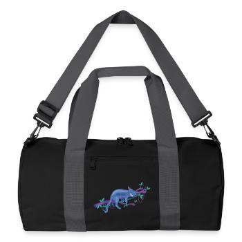 Chat endormi paresseux dans l'arbre - chat paresseux dans l'arbre - Sac de sport recyclé - noir/gris graphite - Devant