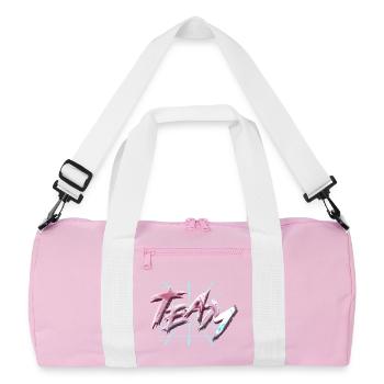 Équipe - Sac de sport recyclé - rose/blanc - Devant