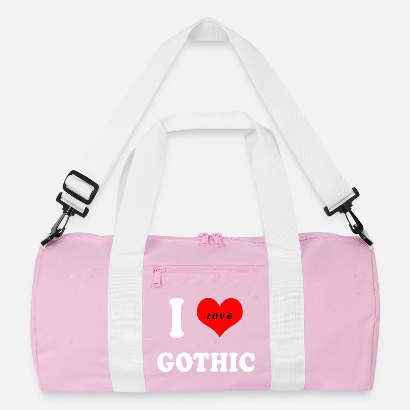 Ich liebe Gothic Recycelte Duffel Bag