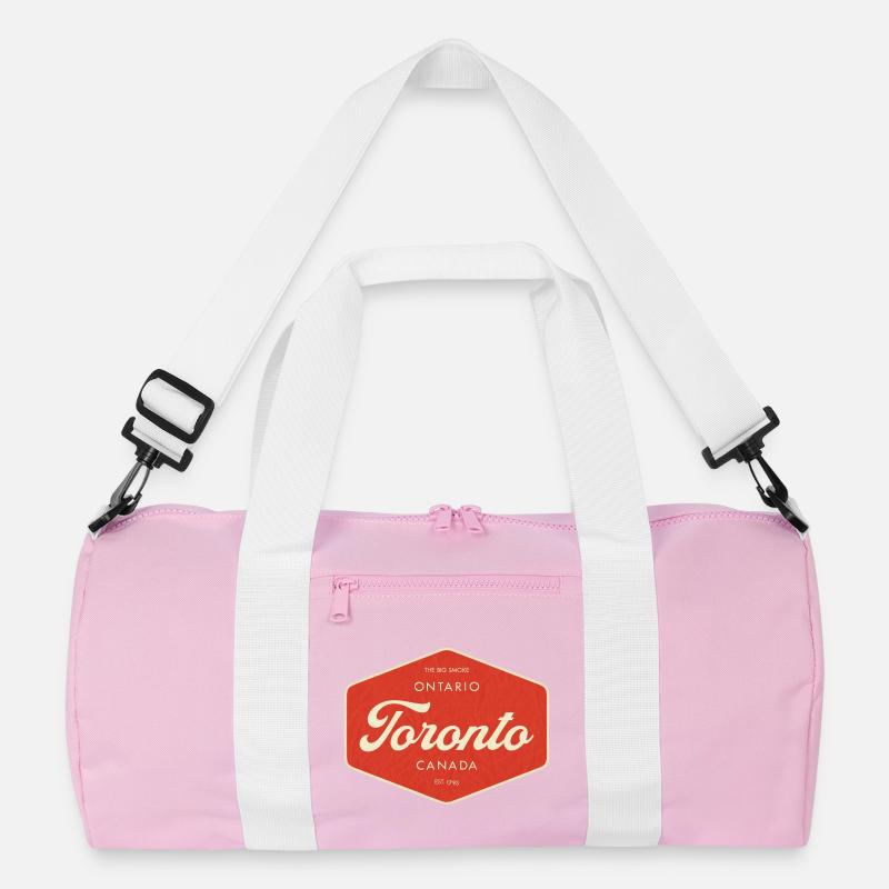 Toronto Retro Schild Recycelte Duffel Bag