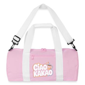 Ciao Cocoa Hot Chocolate Hot Chocolate Goodbye - Recycled Duffel Bag - pink/white - Front