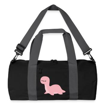 Brontosaurus Harmonica - Sac de sport recyclé - noir/gris graphite - Devant