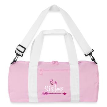 Grande Sœur Palette Rose Glitter - Sac de sport recyclé - rose/blanc - Devant