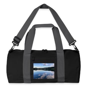 Schalkenmehrener Maa - Recycelte Duffel Bag - Schwarz/Graphitgrau - Vorne