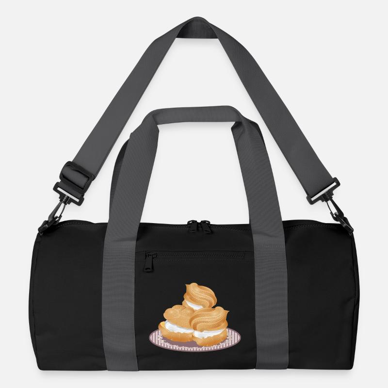 Illustration von drei gefüllten Windbeutel Recycelte Duffel Bag