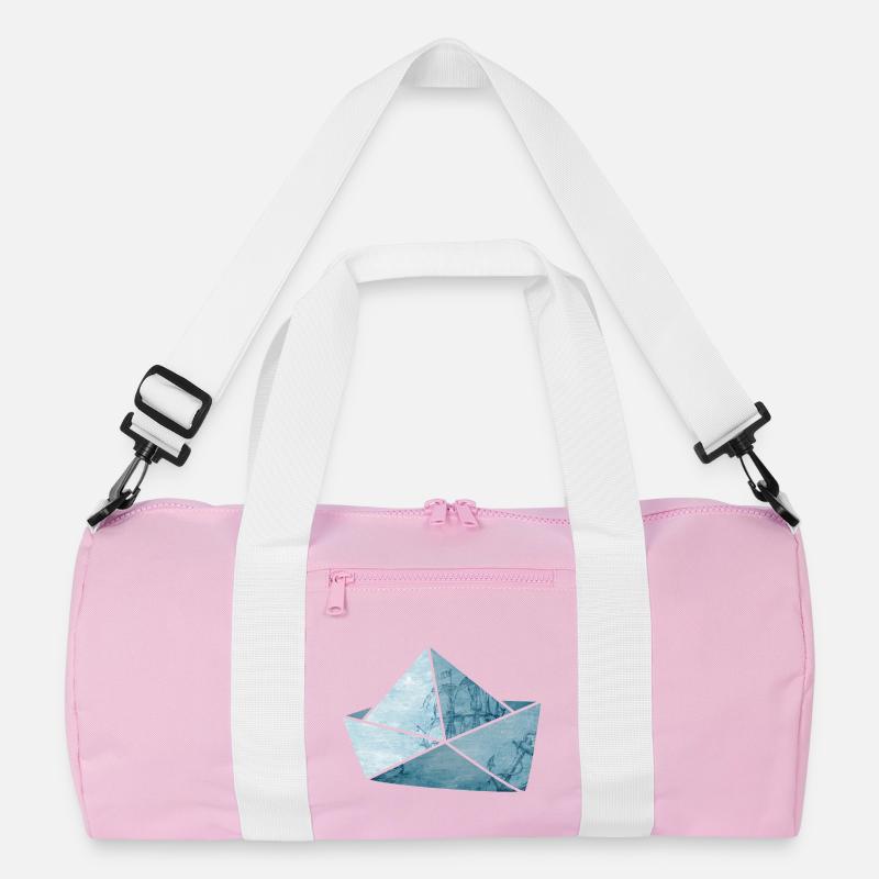 Papierboot Anker See Meer Schiff Urlaub Boot Recycelte Duffel Bag