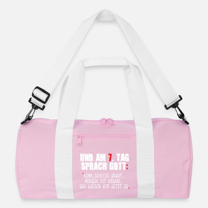 Graffiti-Style Protestgestaltung mit Zitaten Recycelte Duffel Bag