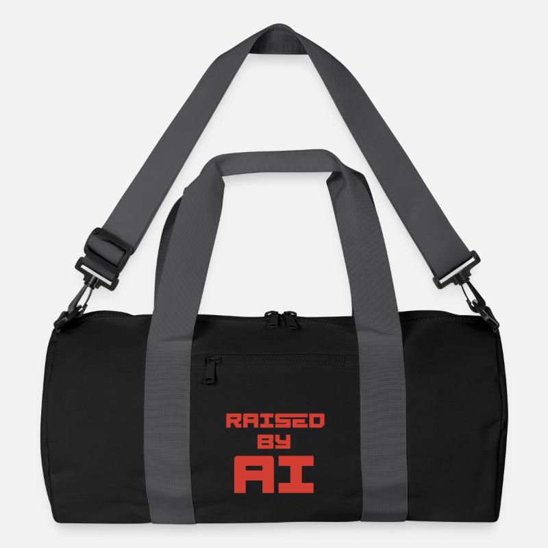 RAISED BY AI Recycelte Duffel Bag