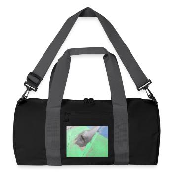 CSD Berlin (mirrored Victory Column in the puddle) - Recycled Duffel Bag - black/graphite grey - Front