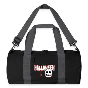 Halloween - Sac de sport recyclé - noir/gris graphite - Devant