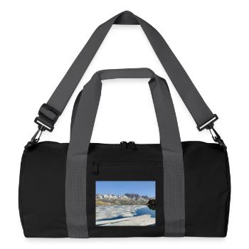 Lac Bramant en juin - Sac de sport recyclé - noir/gris graphite - Devant
