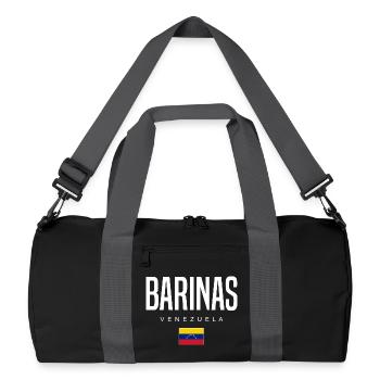 Barinas Venezuela - Recycelte Duffel Bag - Schwarz/Graphitgrau - Vorne