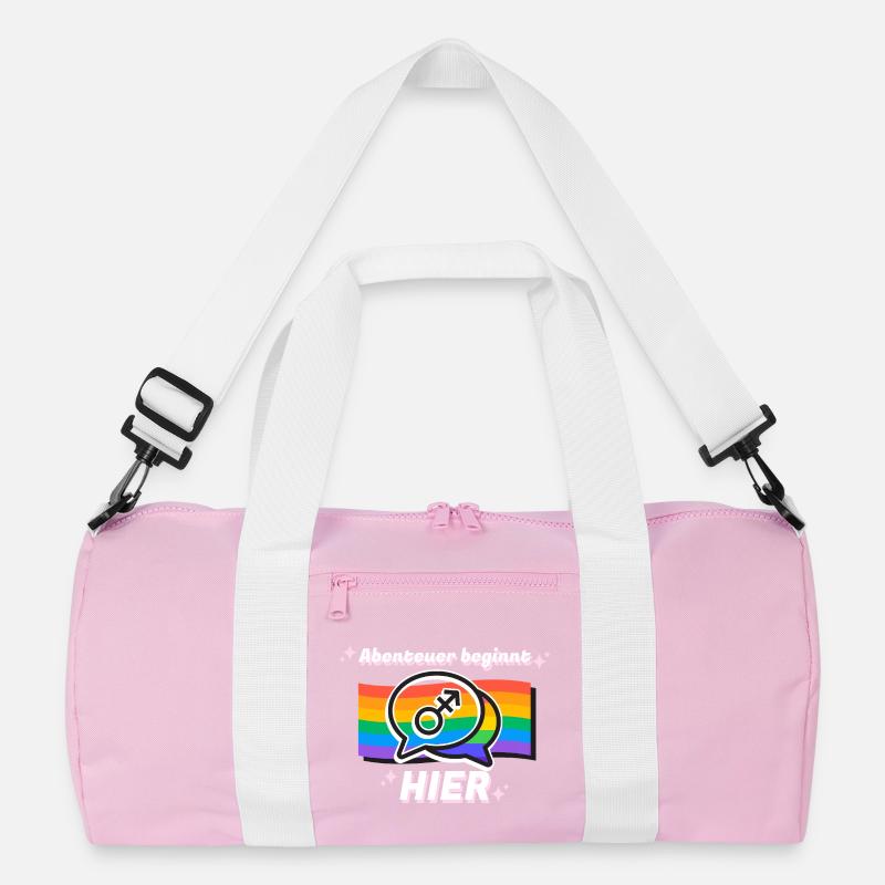 Abenteuer beginnt hier Pride Symbol Recycelte Duffel Bag