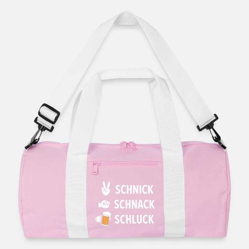 Schnich Schnack Schluck - Funny Drinking Meme Recycelte Duffel Bag