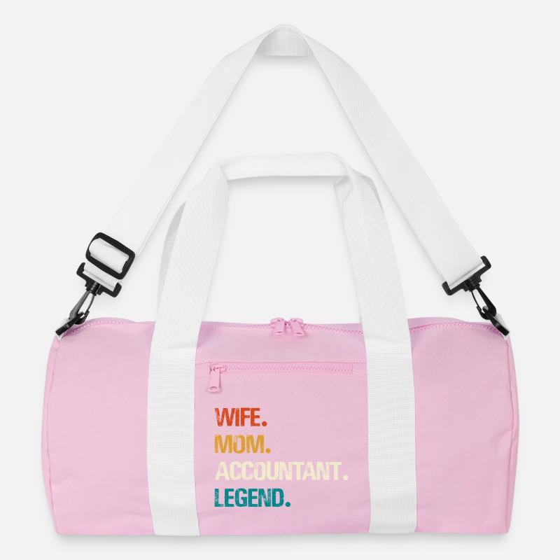 Ehefrau Mutter Buchhalterin Legende Recycelte Duffel Bag