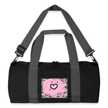 Keep Out - Recycled Duffel Bag - black/graphite grey - Front