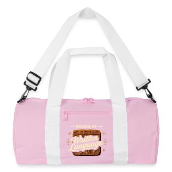 Mésopotamie ancienne, Sumérien - Sac de sport recyclé - rose/blanc - Devant