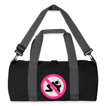 2541614 14674868 alcool - Sac de sport recyclé - noir/gris graphite - Devant