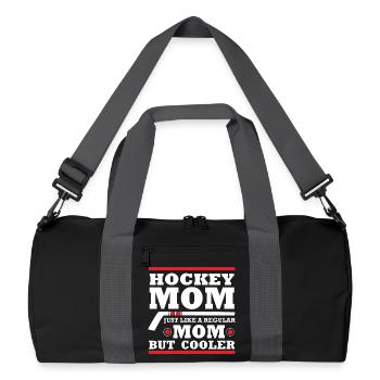 Maillot de hockey maman - Sac de sport recyclé - noir/gris graphite - Devant