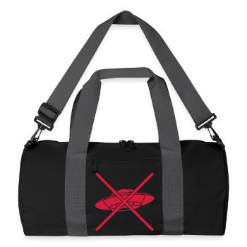Forbidden Shield No UFOs - Recycled Duffel Bag - black/graphite grey - Front