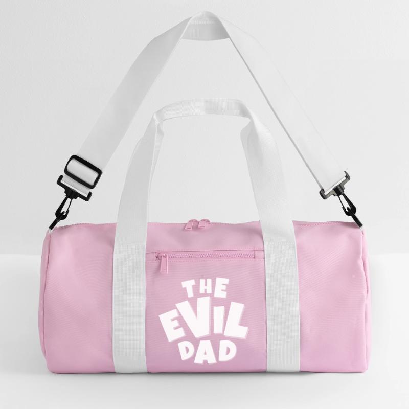 evil, EVIL, devil, humor dad, evil dad Recycled Duffel Bag