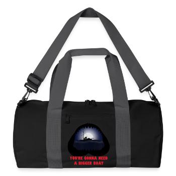 Vous allez avoir besoin d’un bateau plus grand - Sac de sport recyclé - noir/gris graphite - Devant