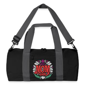 Meilleure maman de tous les temps - Sac de sport recyclé - noir/gris graphite - Devant