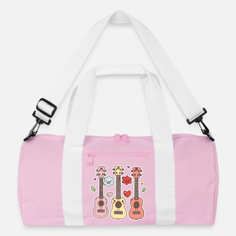 Ukulele Cartoon-Stil Recycelte Duffel Bag