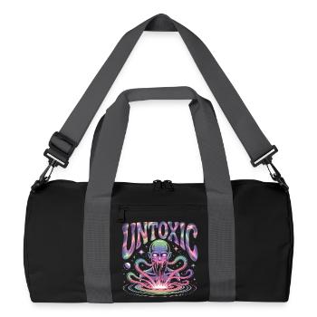 Extraterrestre cosmique non toxique - Sac de sport recyclé - noir/gris graphite - Devant