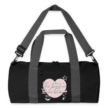 C’est toujours entre les mains de Dieu Christlicher Glaube - Sac de sport recyclé - noir/gris graphite - Devant