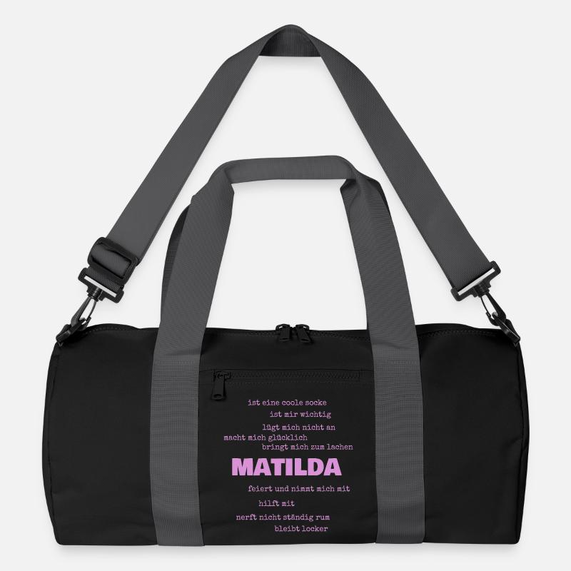 Matilda als Sprueche Recycelte Duffel Bag
