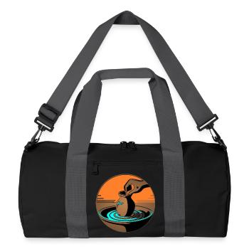 Zen Pottery Master - Blue Edition - Recycled Duffel Bag - black/graphite grey - Front
