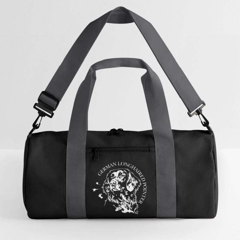 German Longhaired Pointer Jagdhunde Hunde Wilsigns Recycelte Duffel Bag