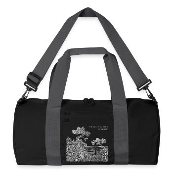 Cosmic Truth - Recycled Duffel Bag - black/graphite grey - Front