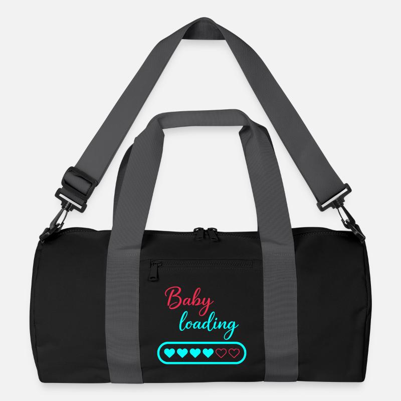 Baby Loading Neon Hearts Recycelte Duffel Bag