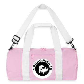 Bonne nuit Bonne nuit - Sac de sport recyclé - rose/blanc - Devant