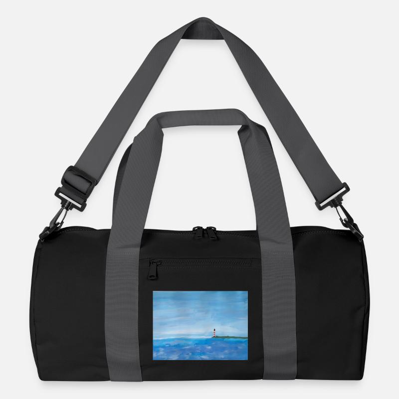 Meer Küste Leuchtturm Malerei Recycelte Duffel Bag