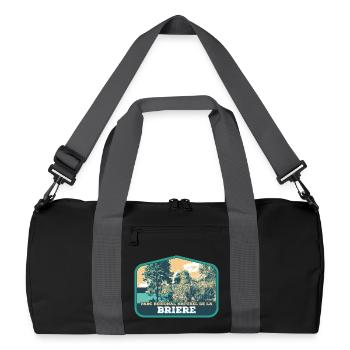 Écusson Paysage Brière : Nature Authentique - Sac de sport recyclé - noir/gris graphite - Devant