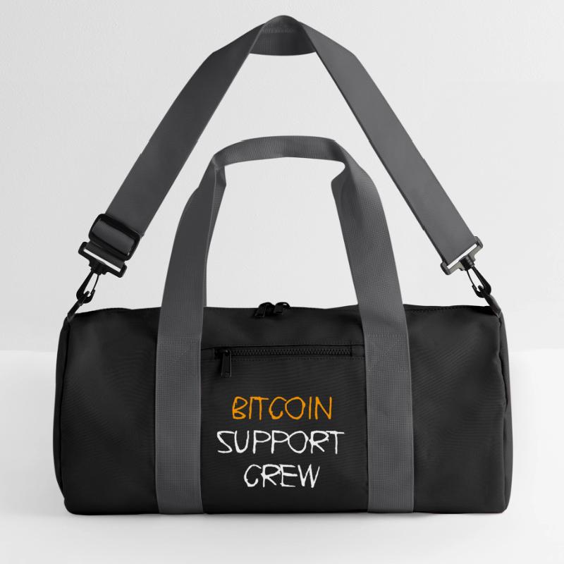 Conception de l’équipe de support Bitcoin Sac de sport recyclé