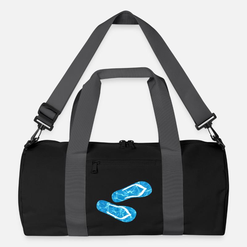 Latschen Pool Flip Flops Camping Wasser Urlaub Fun Recycelte Duffel Bag