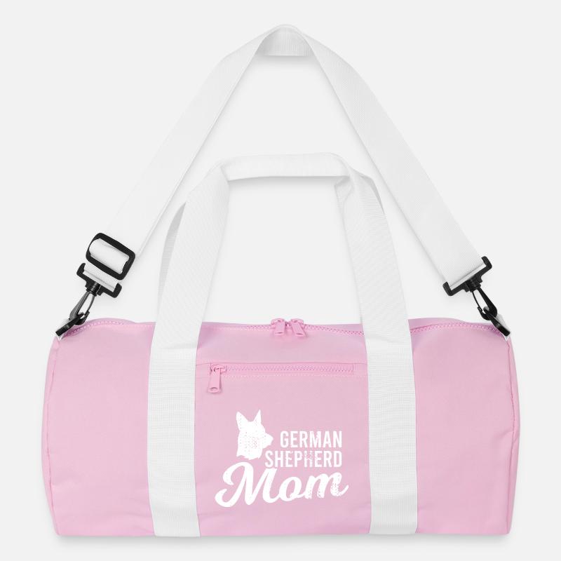 German Shepherd Mom Recycelte Duffel Bag