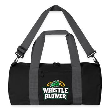Entraîneur de football pour les sports jeunesse - Sac de sport recyclé - noir/gris graphite - Devant