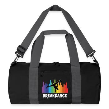 Breakdance Streetstyle Hip Hop DJ Dance - Sac de sport recyclé - noir/gris graphite - Devant