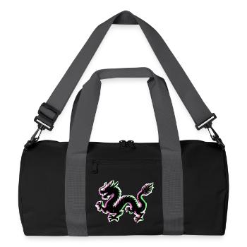 Dragon China Dragon - Recycled Duffel Bag - black/graphite grey - Front