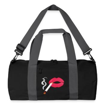 Smoker - Recycled Duffel Bag - black/graphite grey - Front