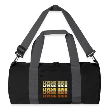 Living High - Recycled Duffel Bag - black/graphite grey - Front