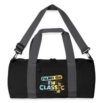 Rétro Musique Classique Dictons Drôles Vintage - Sac de sport recyclé - noir/gris graphite - Devant