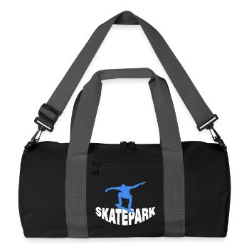 SKATEPARK - Recycled Duffel Bag - black/graphite grey - Front