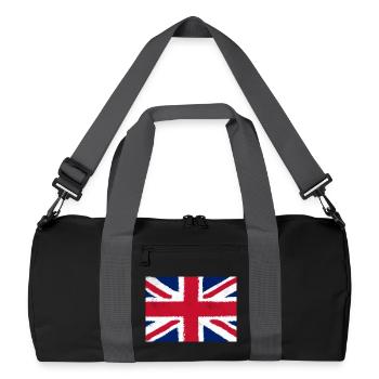 Flag of the United Kingdom - Recycled Duffel Bag - black/graphite grey - Front